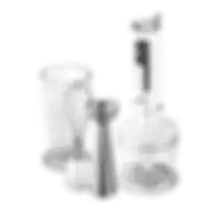 Black+Decker Hand Blender With Chopper And Whisk 3-in-1 400W SB4000-B5 White