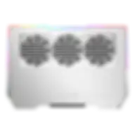 Porodo Gaming Aluminum Multi-fan Cooling Pad Silver Pdx117