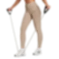 Adidas Women Optime Rib 7/8 Leggings Chalky Brown Jw7640 Size 2xs