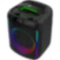 Afra Bluetooth Speaker, 30 Watts, Black, Plastic Body, Ultra Bass, 7.4v/3000mah Rechargeable Battery, Rgb Lighting, Af-0030bsbk