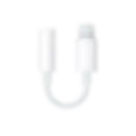 Apple Lightning To 3.5mm Headphone Jack Adapter White, MMX62ZM-A
