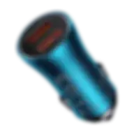 Baseus Golden Contactor Max Dual Fast Charger Car Charger Usb-a + Usb-c 60w Blue Cgjm000103