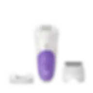 Braun Silk-Épil 5 Epilator, White Se 5541 Wet & Dry Cordless Epilator With 5 Extras Including A Shaver Head And A Trimmer Cap
