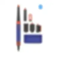 Dyson Airwrap I.d. Multi-styler In Vinca Blue/topaz