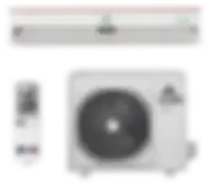 Evvoli 2.5 Ton Split Air Conditioner, 30000Btu, Rotary, Cool Only, White