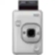 Fujifilm Instax Mini Liplay Hybrid Instant Camera Stone White