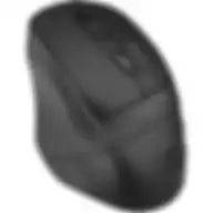 Promate Wireless Mouse, Ergonomic Silent Click Optical 2.4ghz Cordless Mice, Samit Black