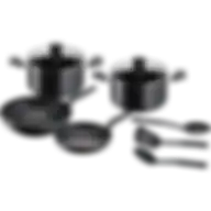 Tefal Aluminum Super Cook Non-Stick Cookware Set 9 Pcs Black B459S984