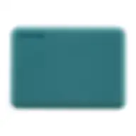 Toshiba Canvio Advance Portable External Hard Drive Usb 3.0, 4TB Green