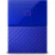 Western Digital My Passport Portable External Hard Disk Drive 2TB Blue