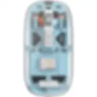 WiWU Crystal Transparent Magnetic Wireless Mouse Blue wm105bl
