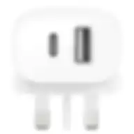 Belkin Boost Charge 37w Dual Wall Charger With Pps Fast Charger, Dual Ports 25w Usb C 12w Usb A White