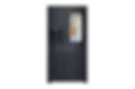LG Side by Side Refrigerator 668L Gross Capacity, InstaView Door-in-Door, SpacePlus, HygieneFRESH, Matt Black Color GCX-267PHB