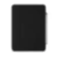 Pipetto Ipad Pro 112024 Origami Folio Smart Case No.3 With Pencil Case Black P053-49-af